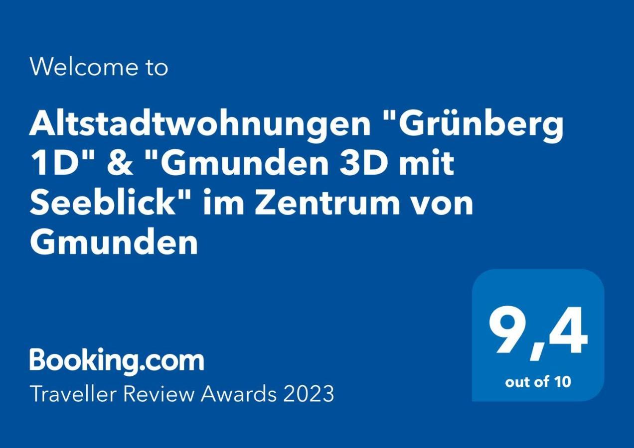 Altstadtwohnungen "Grunberg 1D" & "Gmunden 3D Mit Seeblick" Im Zentrum Von Gmunden Exterior foto